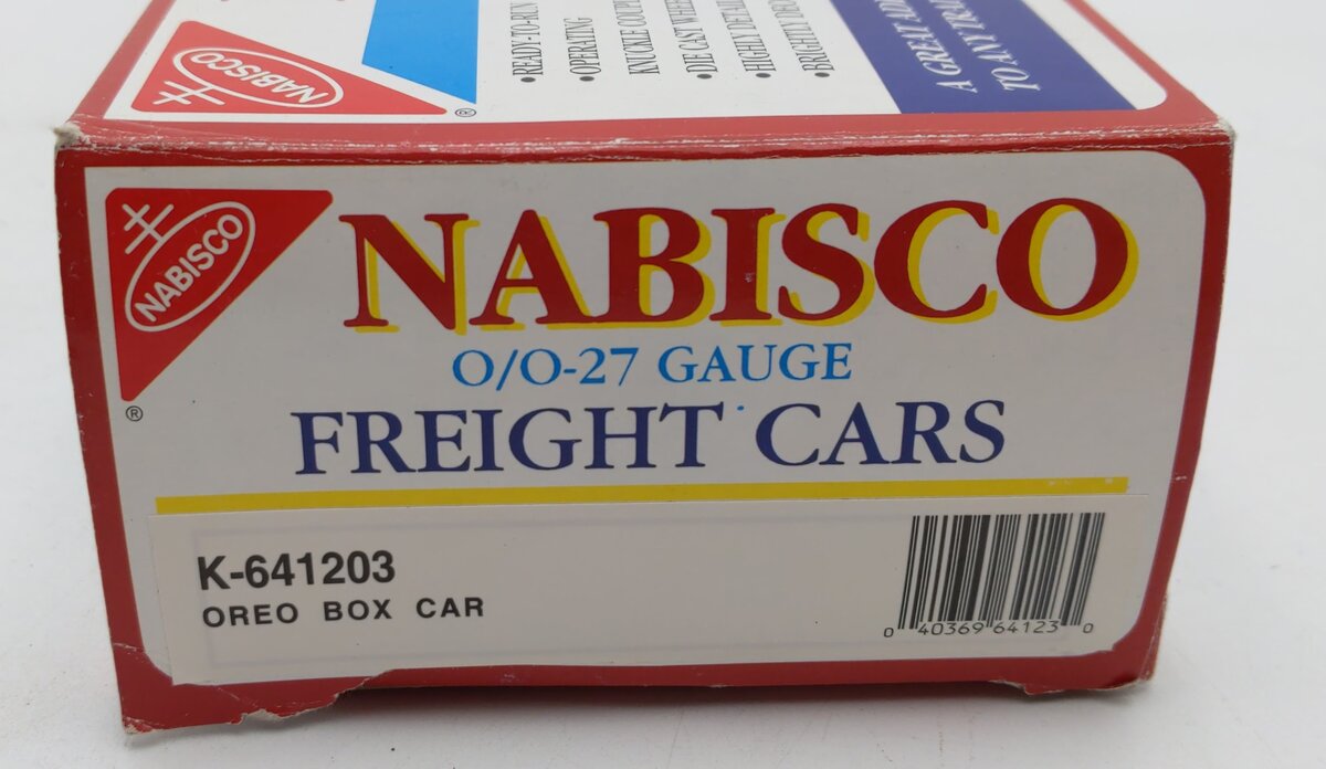 K-Line K641203 O Gauge Nabisco Oreo Boxcar NIB