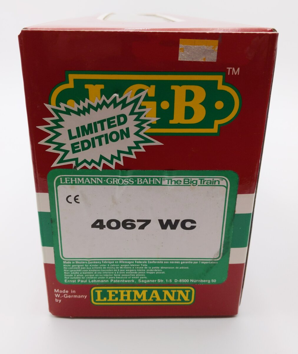 LGB 4067-WC G Scale Uintah Railway Boxcar #212 LN/Box