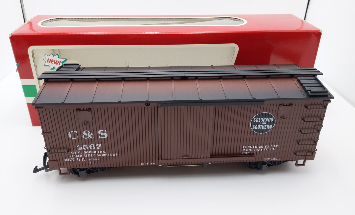 LGB 45670 G Scale Colorado & Southern Boxcar #4567 LN/Box