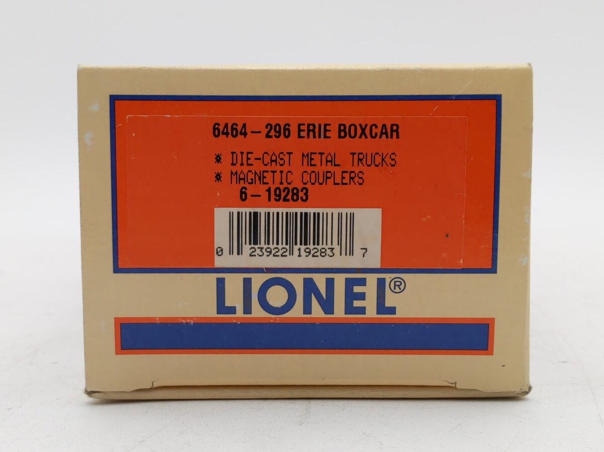 Lionel 6-19283 O Gauge Erie Boxcar #6464-296 LN/Box