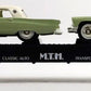 MTH 30-7613 O Gauge Auto Transport Flatcar with Two ThunderBirds NIB