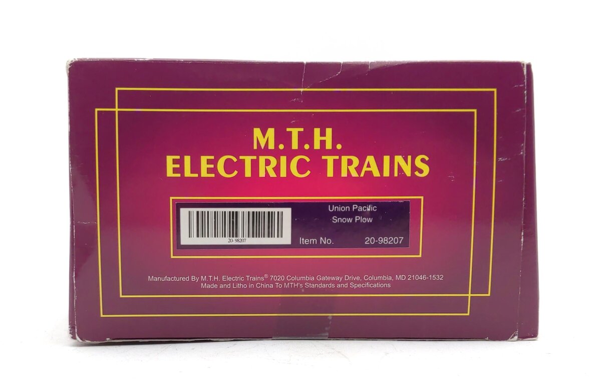 MTH 20-98207 O Gauge Union Pacific Premier Snow Plow #900005 EX/Box