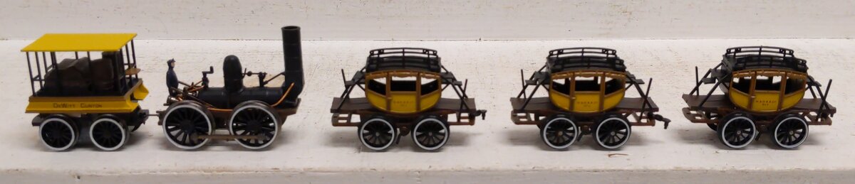 Bachmann 40-130 Dewitt Clinton HO Gauge Steam Train Set EX/Box