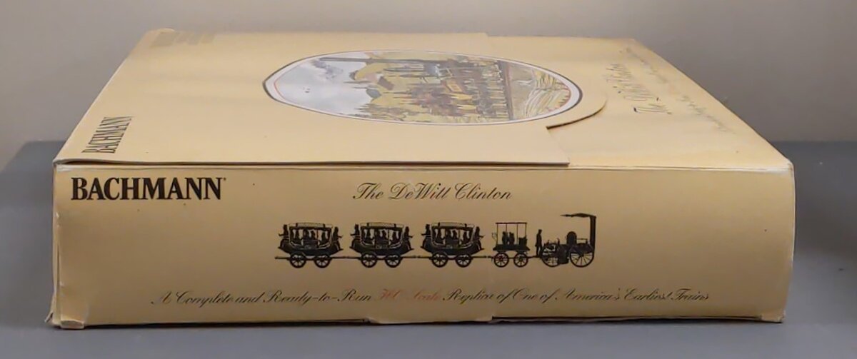 Bachmann 40-130 Dewitt Clinton HO Gauge Steam Train Set EX/Box