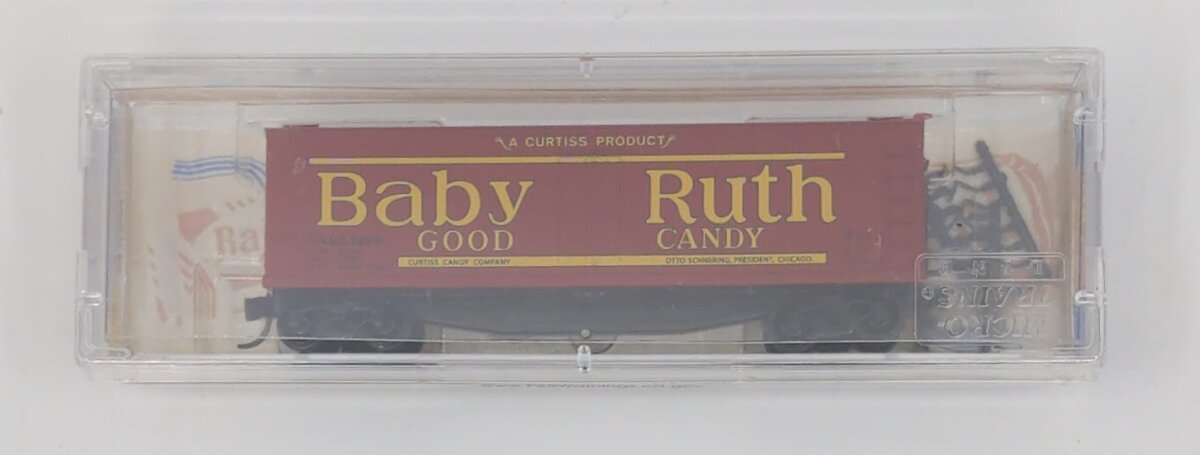 Micro-Trains 04900720 N Baby Ruth Candy 40' Double Sheathed Wood Reefer #6266