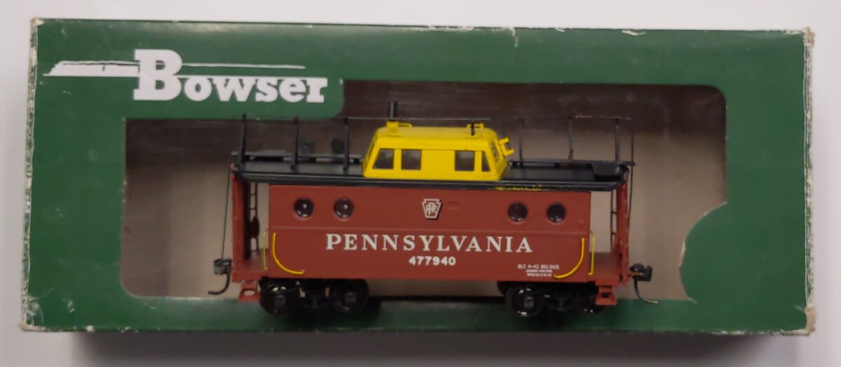 Bowser 41444 HO Pennsylvania Railroad N5c Caboose #477940