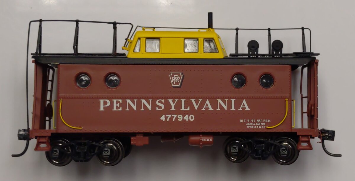 Bowser 41444 HO Pennsylvania Railroad N5c Caboose #477940
