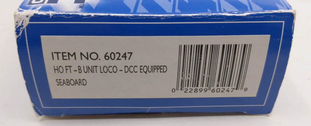 Bachmann 60247 HO Seaboard EMD FT-B Diesel Locomotive w/DCC