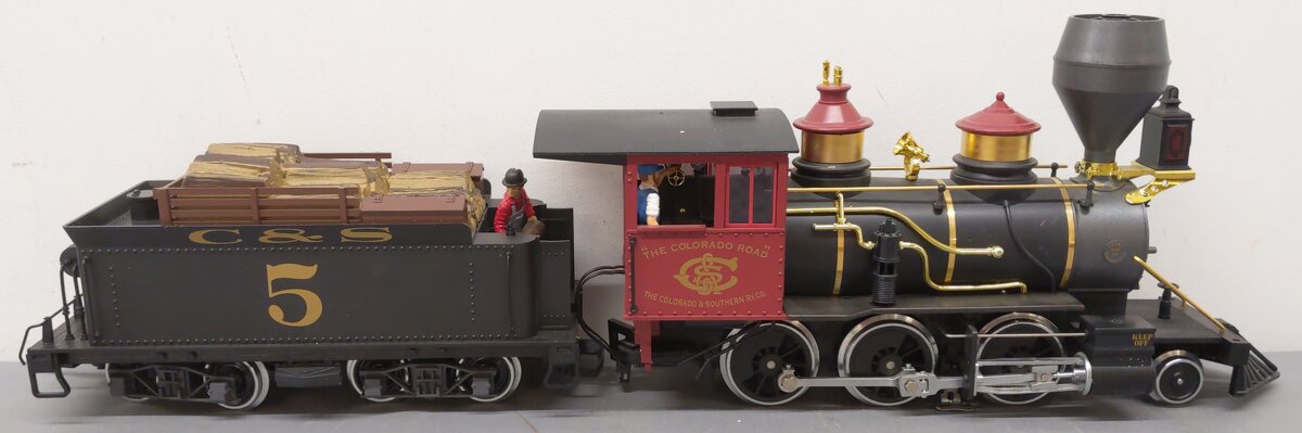 LGB 22182 G Scale Colorado & Southern 2-6-0 Locomotive & Tender EX/Box
