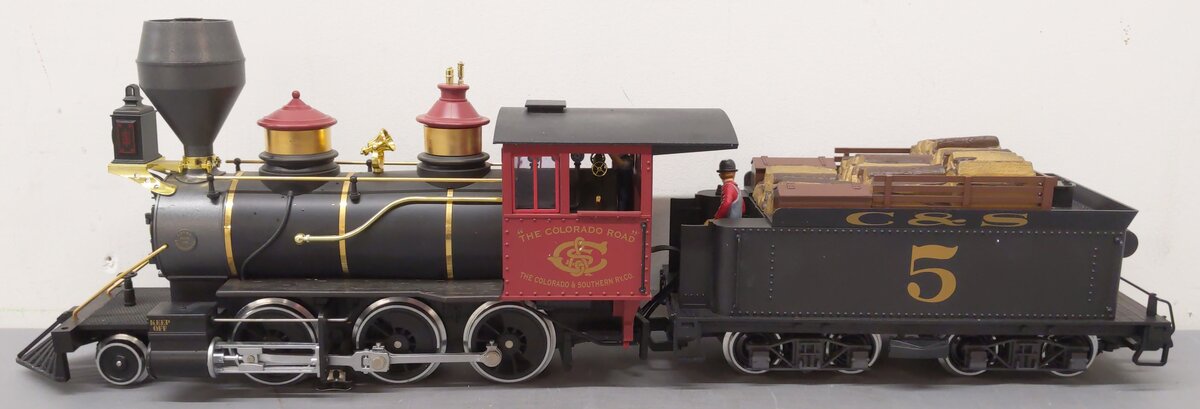 LGB 22182 G Scale Colorado & Southern 2-6-0 Locomotive & Tender EX/Box