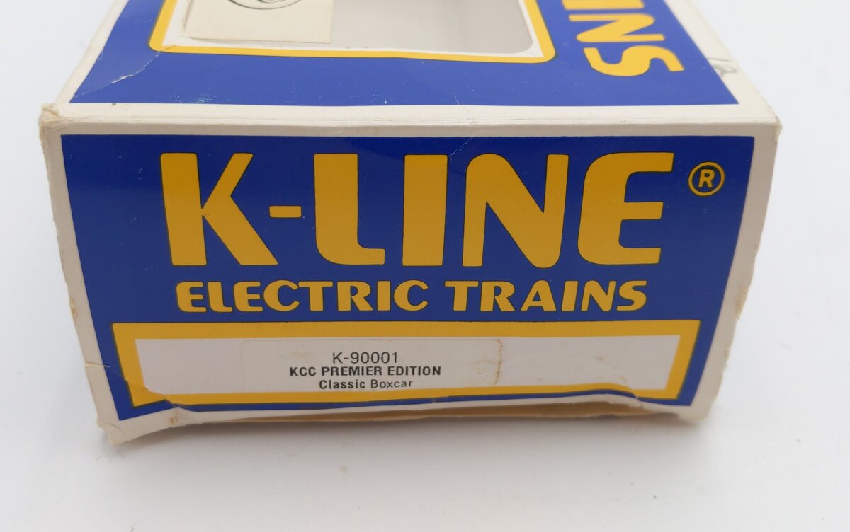 K-Line K90001 O Gauge KCC Premier Classic Boxcar LN/Box