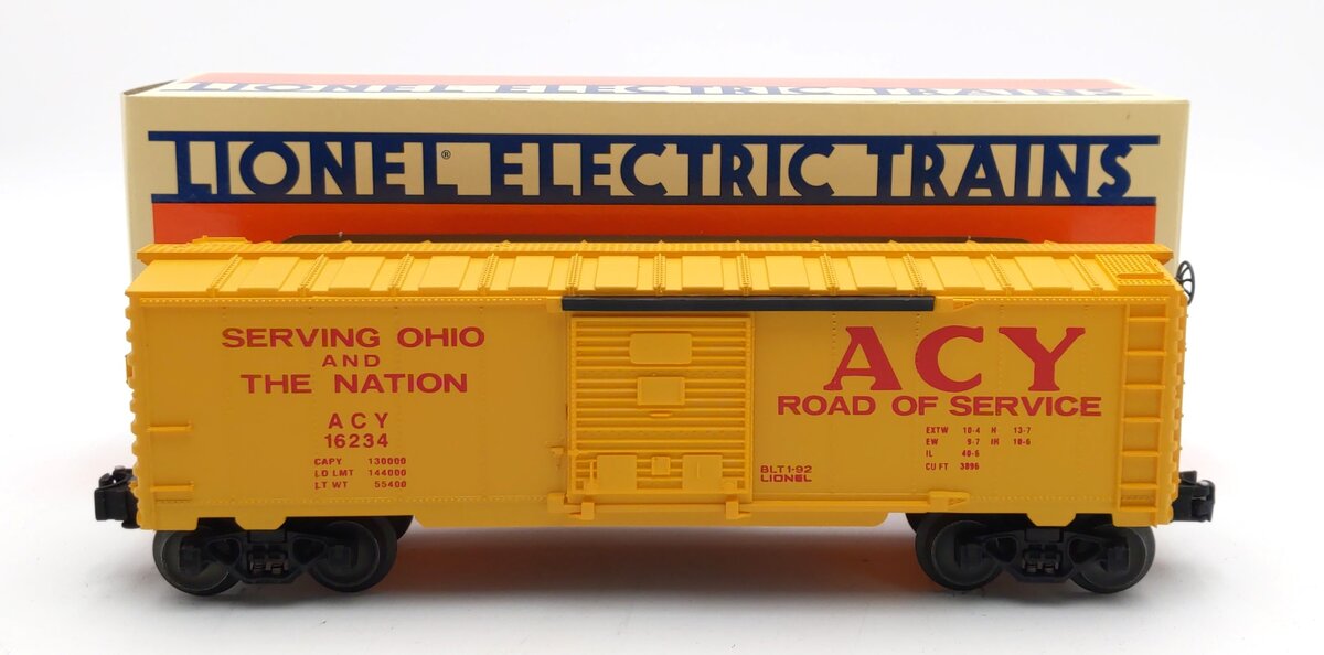 Lionel 6-16234 O Gauge Akron, Canton, & Youngstown Boxcar EX/Box