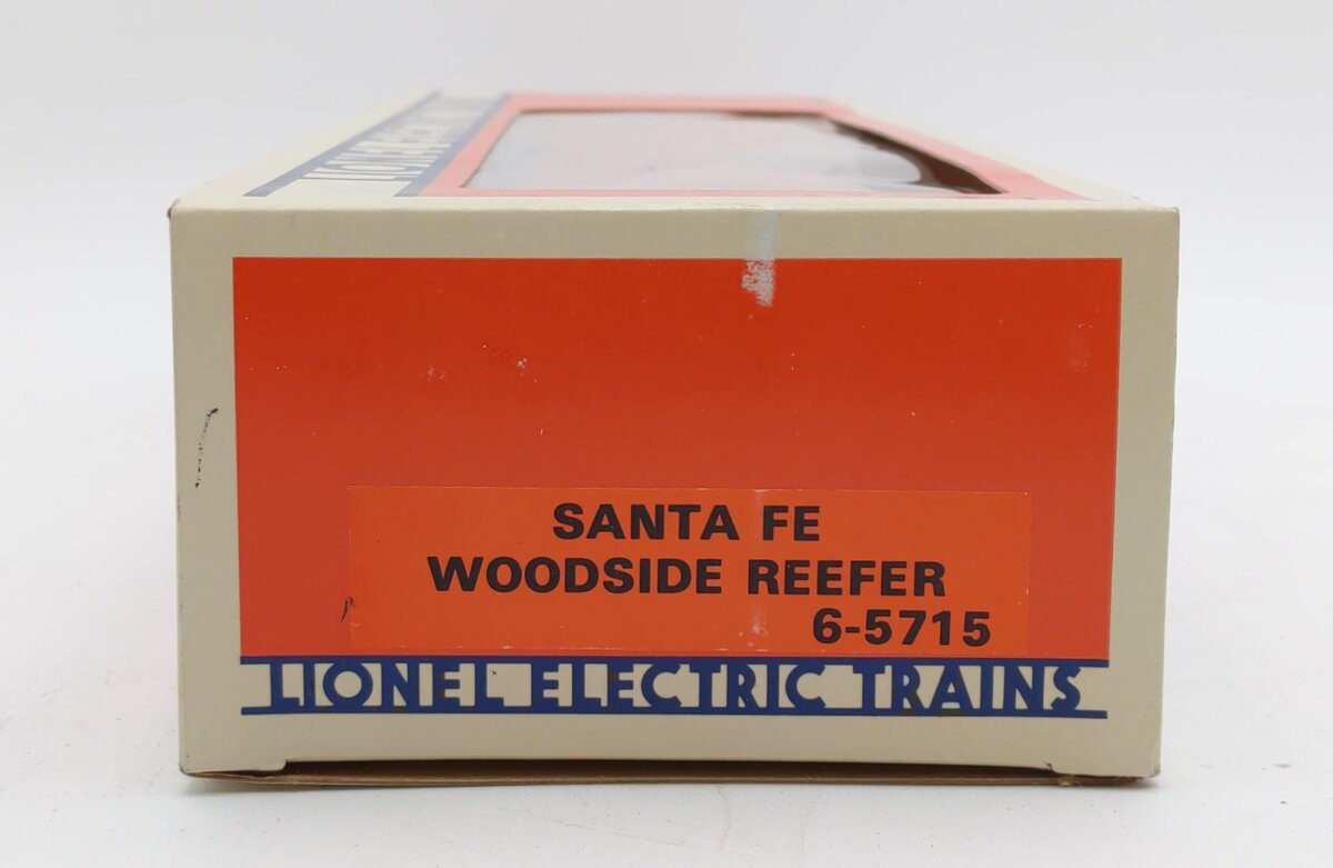 Lionel 6-5715 O Gauge Santa Fe Woodside Reefer Car