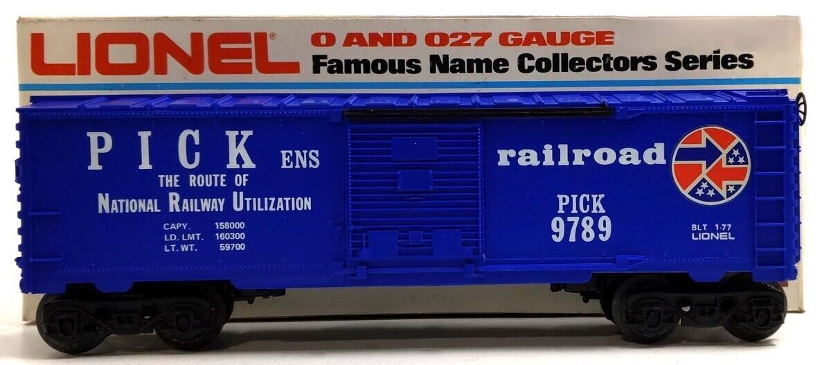 Lionel 6-9789 O Gauge Pickens Railroad Boxcar LN/Box