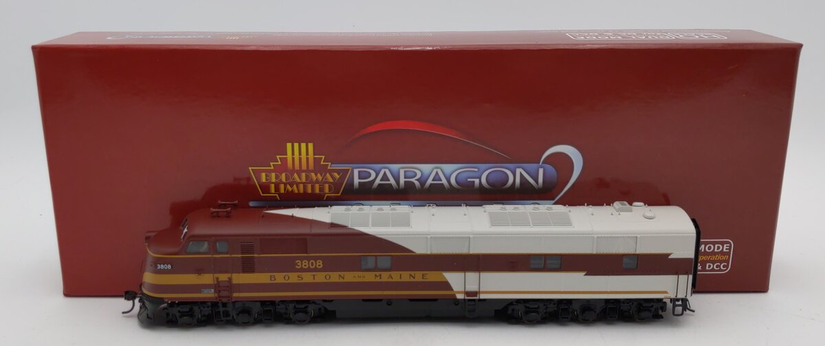 Broadway Limited 2728 HO Boston & Maine EMD E7A Paragon2™ #3808