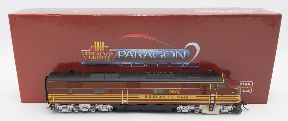 Broadway Limited 2374 HO Boston & Maine EMD E7A Paragon2™ #3802