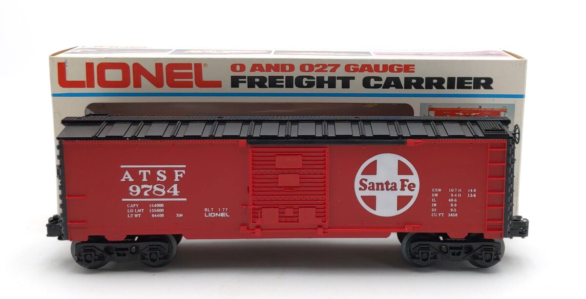 Lionel 6-9784 O Gauge Santa Fe Box Car #9784 VG/Box