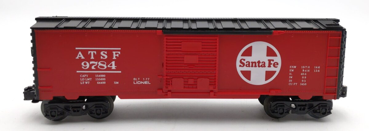 Lionel 6-9784 O Gauge Santa Fe Box Car #9784 VG/Box