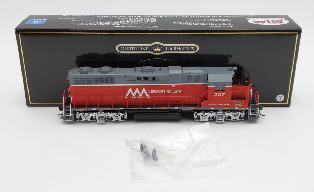 Atlas 10001732 HO Vermont Railway EMD GP38 Low Nose Early Version Diesel #207