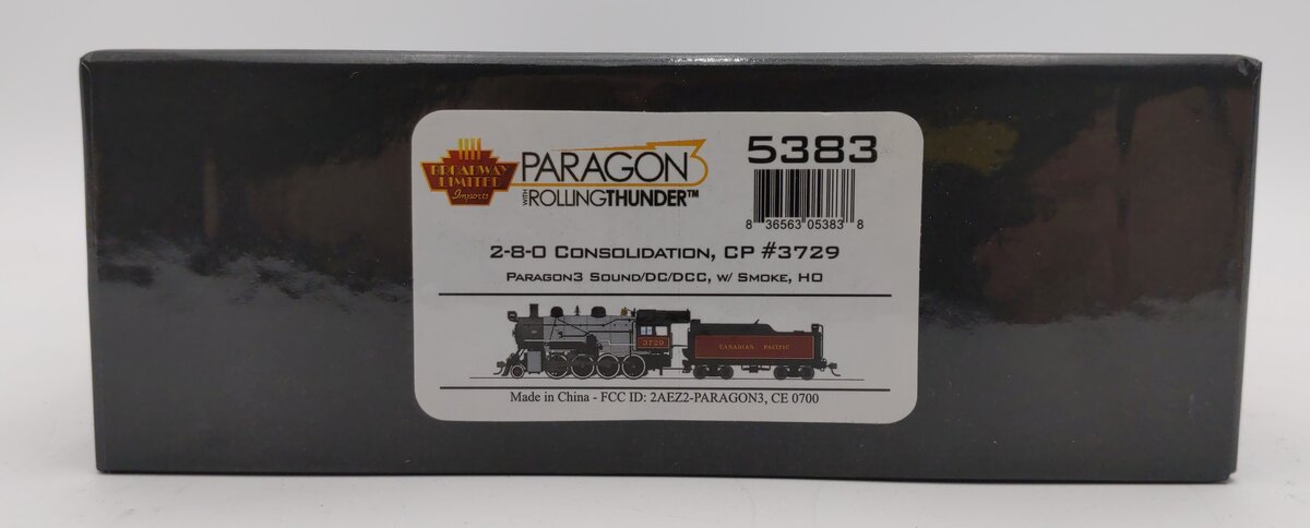 Broadway Limited 5383 HO CP 2-8-0 Consolidation Steam Locomotive Sound/DCC #3729