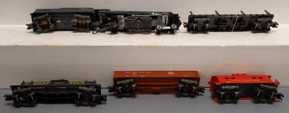 American Flyer 20018 Vintage S Purity Food Store Steam Freight Set EX/Box