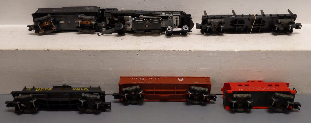 American Flyer 20018 Vintage S Purity Food Store Steam Freight Set EX/Box