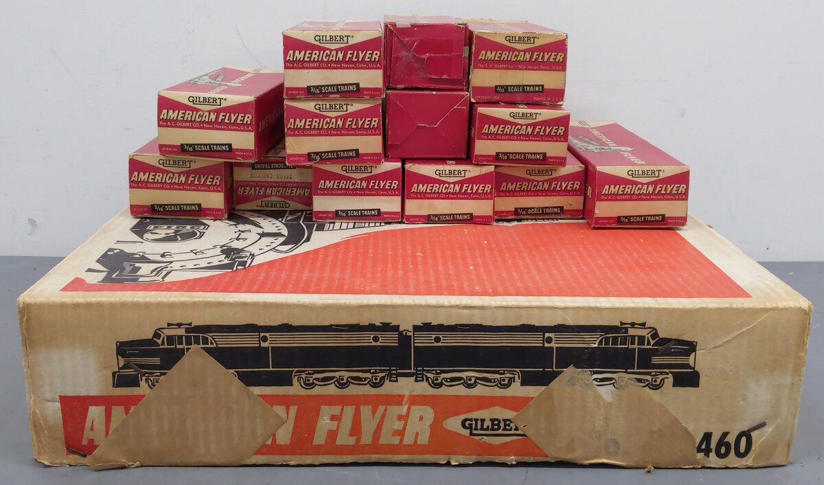 American Flyer 20460 Vintage S "Yard King Special" Steam Freight Train Set EX/Box