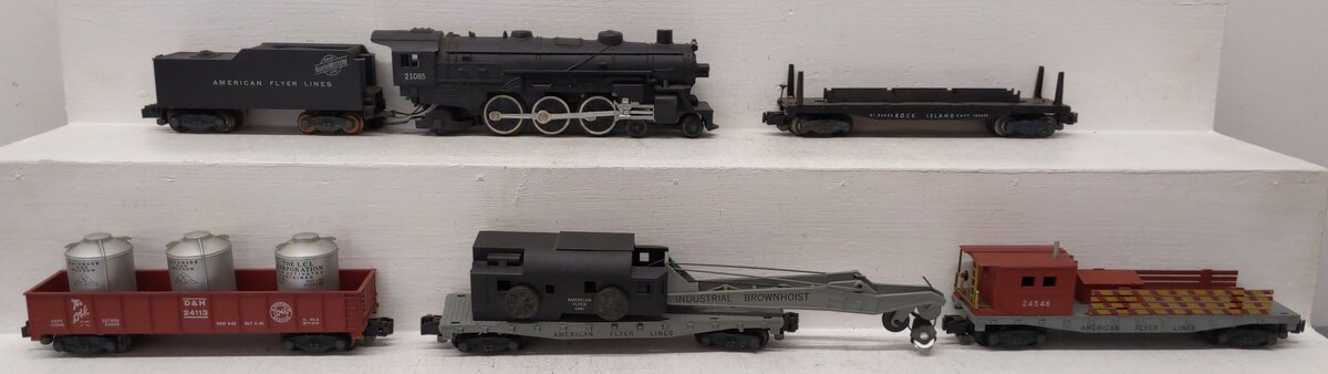 American Flyer 20515 Vintage S "Reliable" Steam Freight Train Set VG/Box