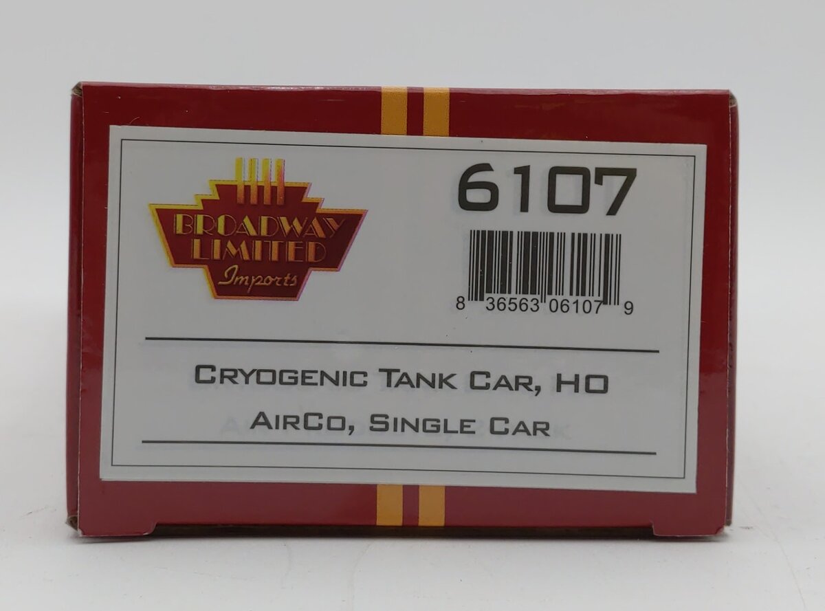 Broadway Limited 6107 HO AirCo High-Capacity Cryogenic Tank Car