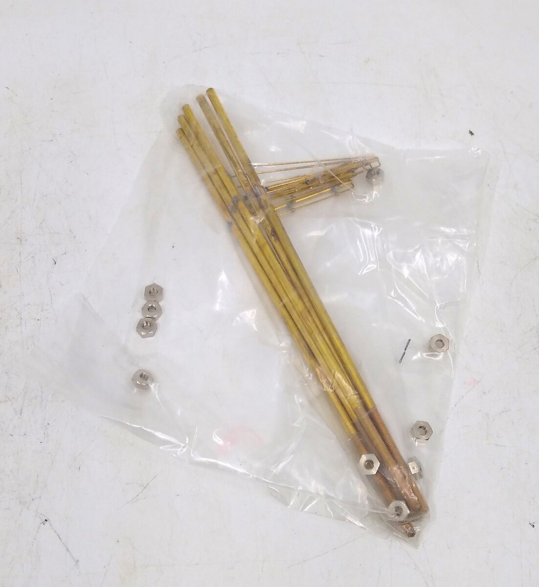 E. Suydam & Co S-167 HO Trolley Line Poles Single Arm Bracket Poles (Box of 5)