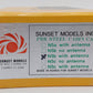 Sunset Models N5b BRASS HO Scale PRR N5b Steel Cabin Car with Antenna EX/Box