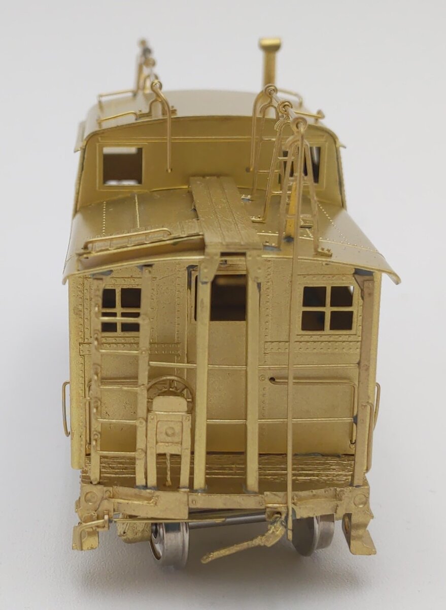 Sunset Models N5b BRASS HO Scale PRR N5b Steel Cabin Car with Antenna EX/Box