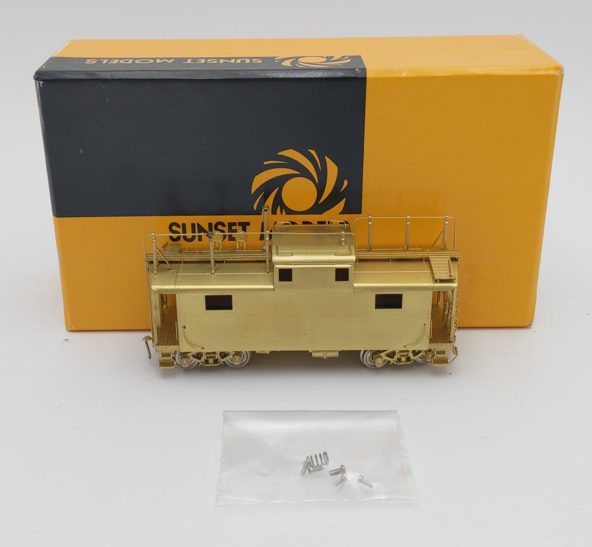 Sunset Models N5b BRASS HO Scale PRR N5b Steel Cabin Car with Antenna EX/Box
