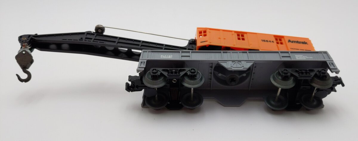 Lionel 6-16644 O Gauge Amtrak Crane Car LN/Box