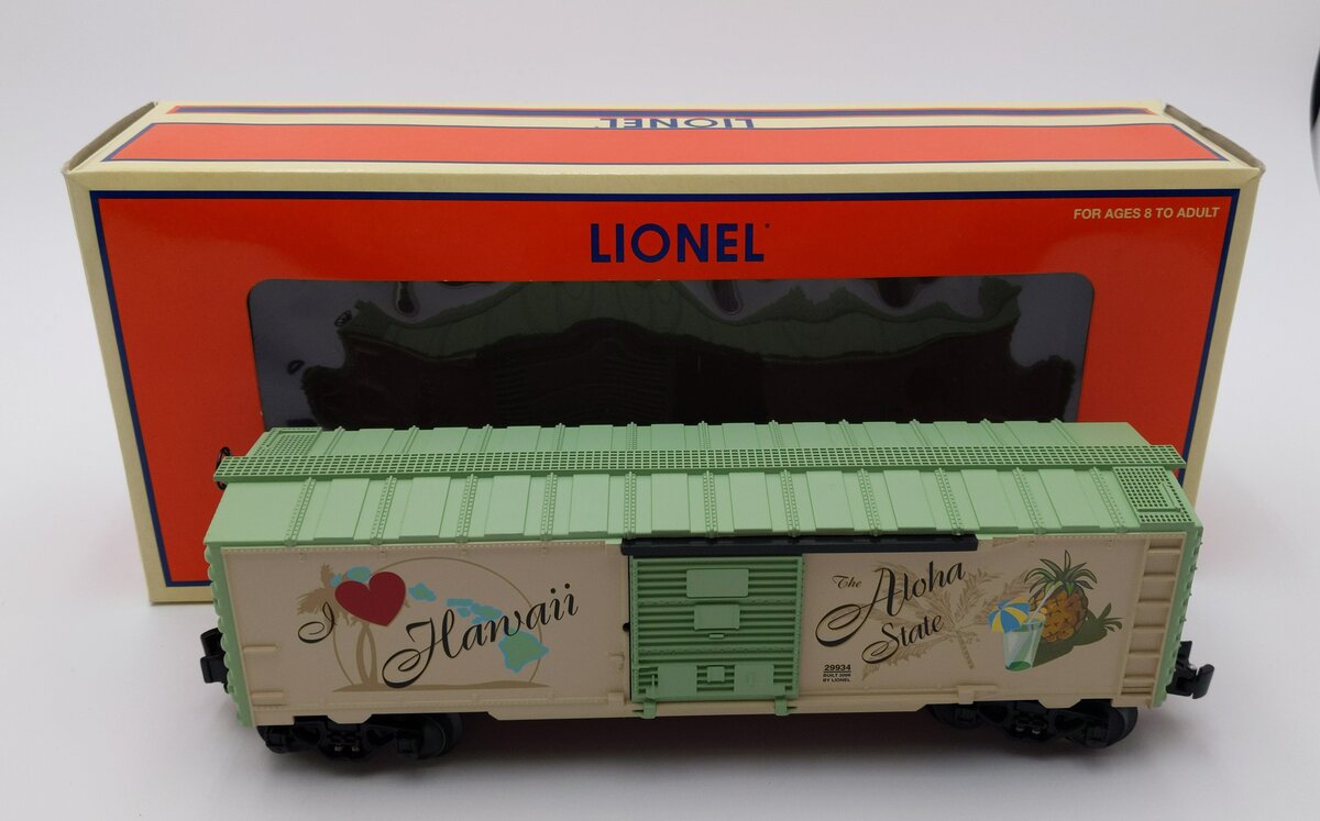 Lionel 6-29934 O Gauge I Love Hawaii Box Car NIB