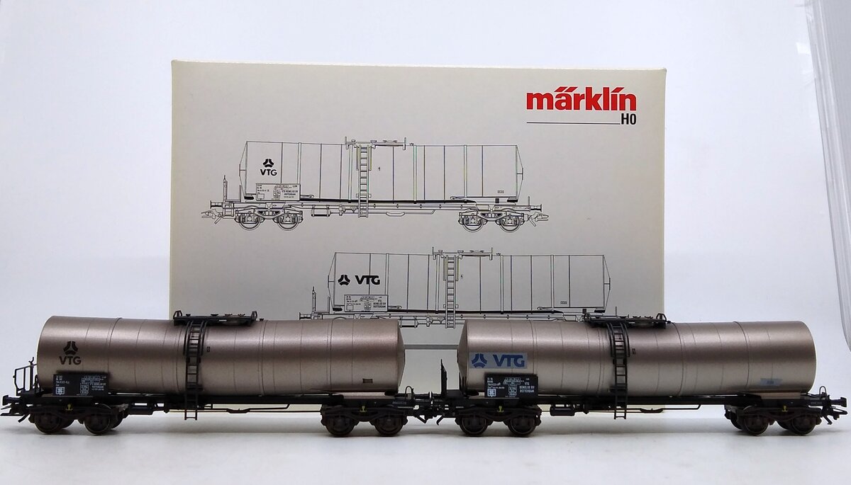 Marklin 47523 HO NS Dutch Railways VTG 2 Tank Car Set LN/Box