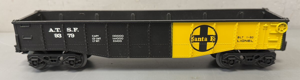 Lionel 6-9379 O Gauge AT&SF Gondola LN