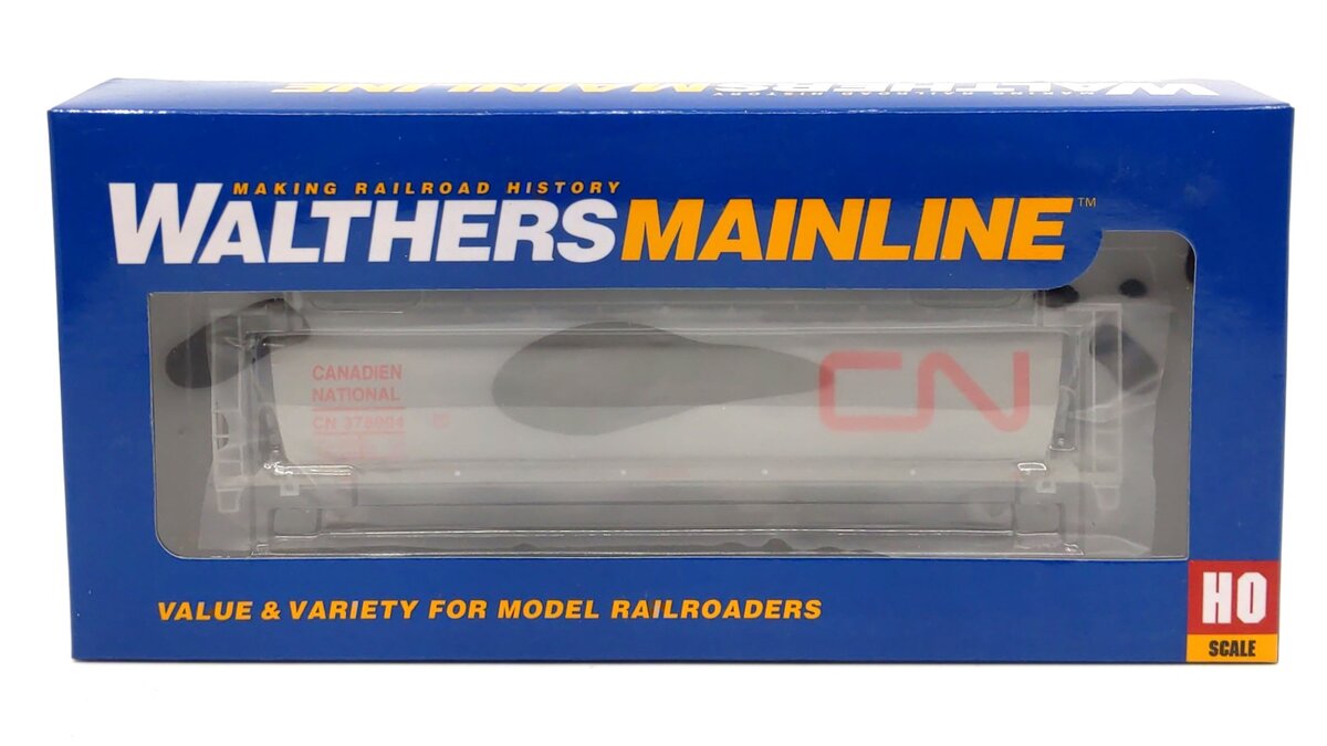 Walthers 910-7175 HO Scale Canadian National 59' Cylindrical Hopper #378004