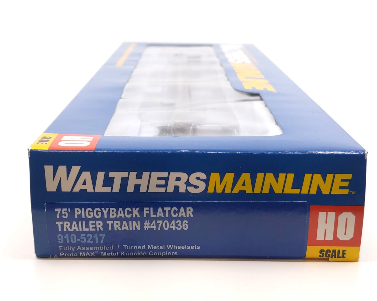 Walthers 910-5217 HO Trailer-Train 75' Piggyback Flatcar #470436