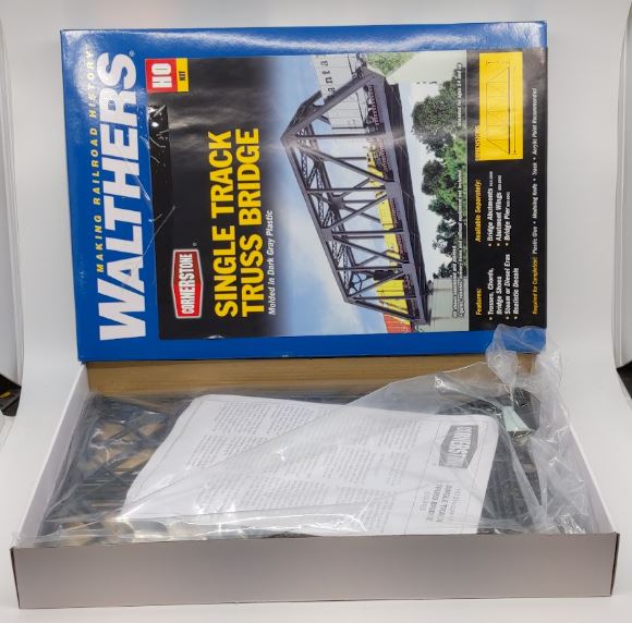 Walthers 933-3185 HO Single Track Truss Bridge Structure Kit