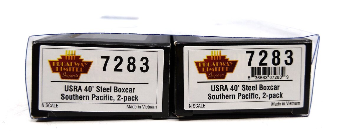 Broadway Limited 7283 N Southern Pacific 40' Steel Boxcar (Pack of 2)
