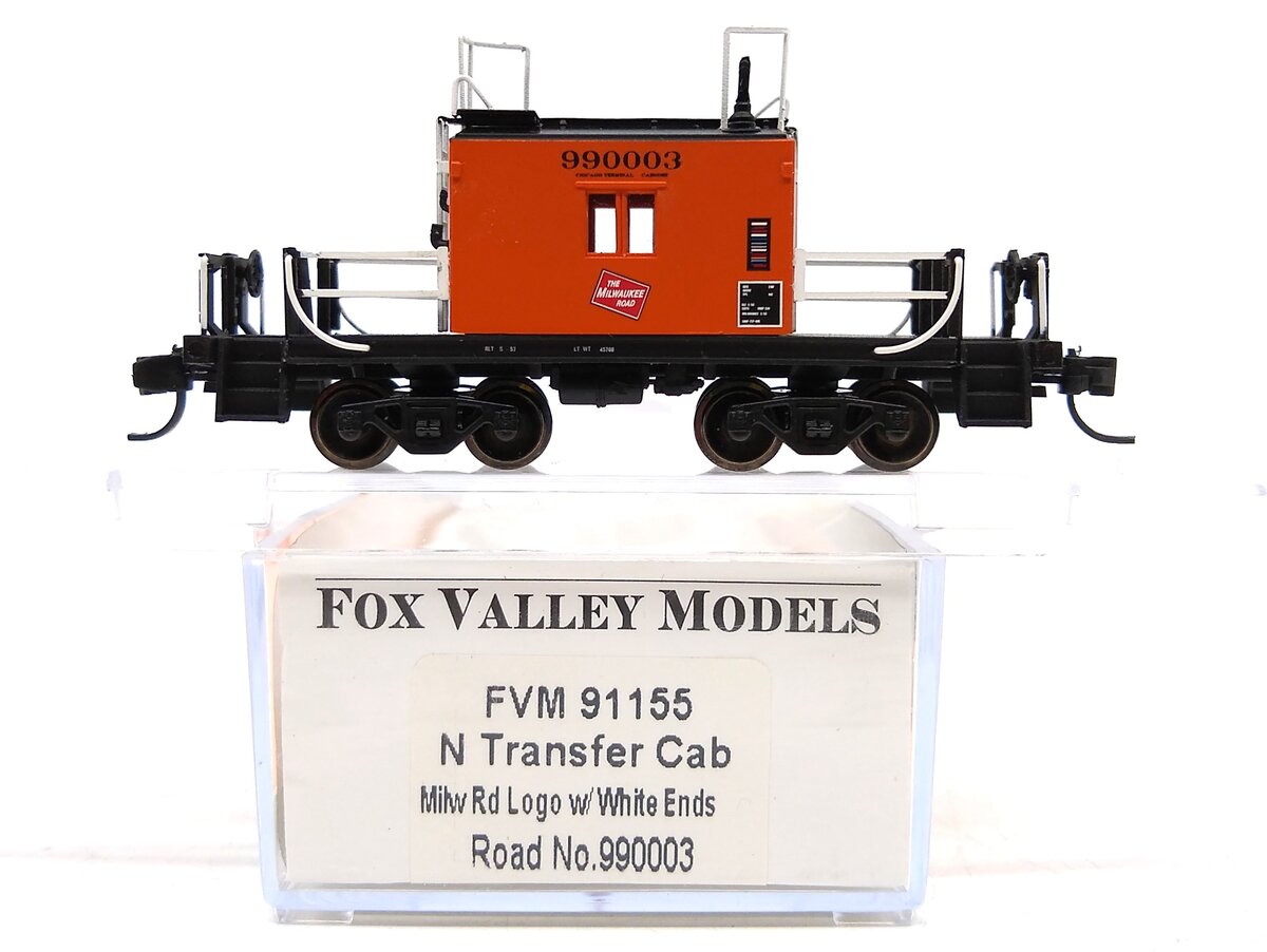 Fox Valley Models 91155 Milwaukee Road Transfer Caboose - Ready to Run #1
