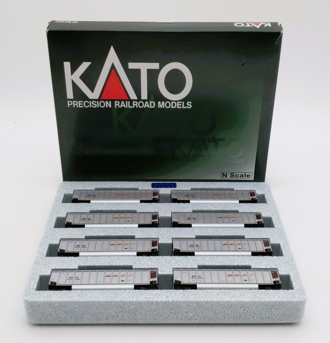 Kato 106-4616 N Scale BNSF BethGon Coalporter (Set of 8)