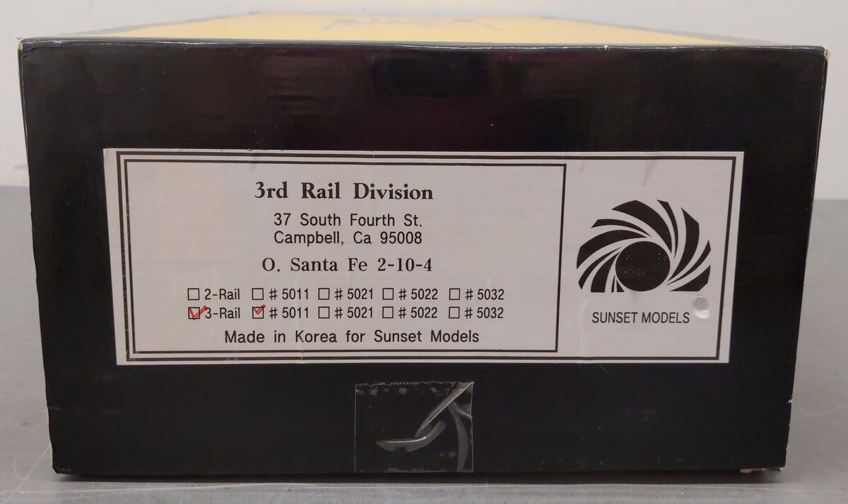 3rd Rail 5011 O Gauge BRASS Northern Pacific Steam Locomotive & Tender (3-Rail) EX/Box