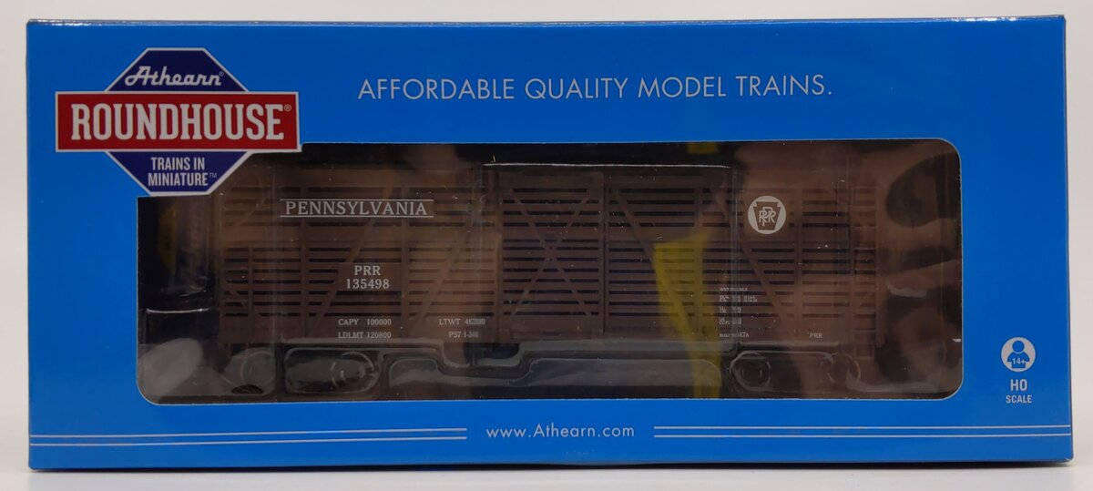 Roundhouse 2934 HO PRR 40' Stock Car #135498