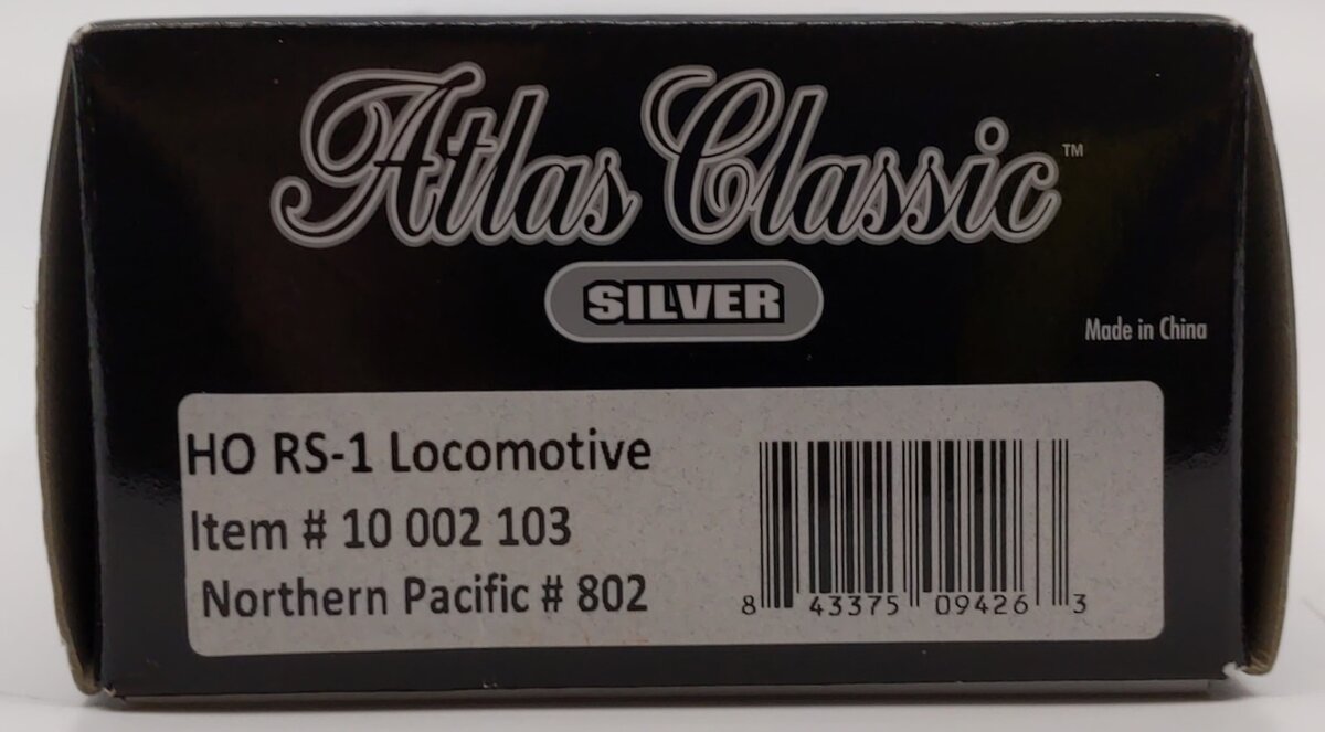 Atlas 10002103 HO Northern Pacific Alco RS-1 Diesel Engine #802