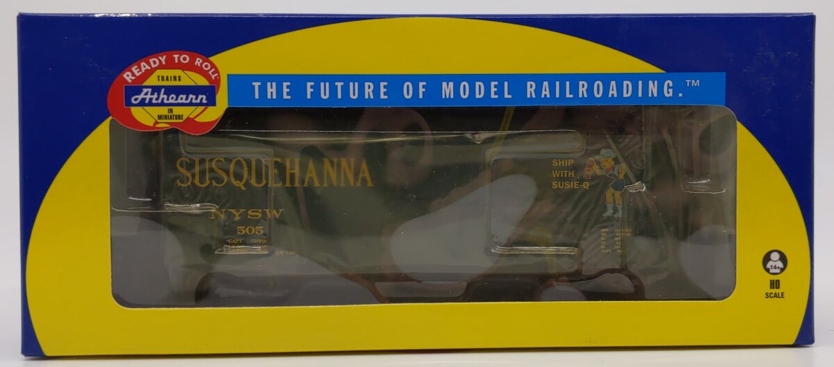 Athearn 70980 HO NYS&W 40' Youngstown Door Boxcar #505
