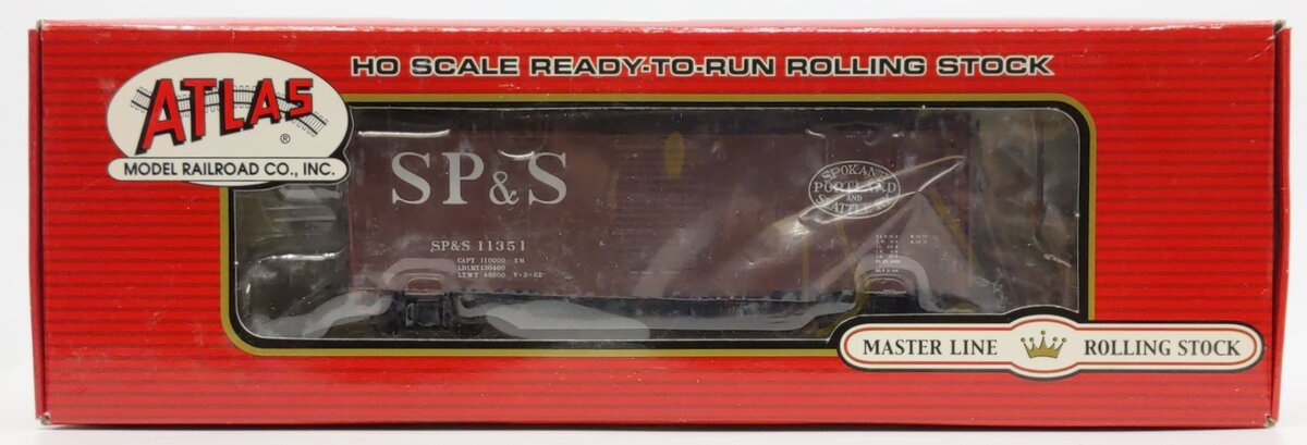 Atlas 20001398 HO Scale SP&S 40' Postwar Boxcar #11351