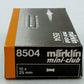 Marklin 8504 Z 1"/25 mm Straight Track Sections (Box of 10) NIB