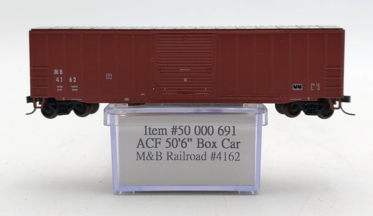 Atlas 50000691 N TM 50.6' Box M&B Railroad #4162